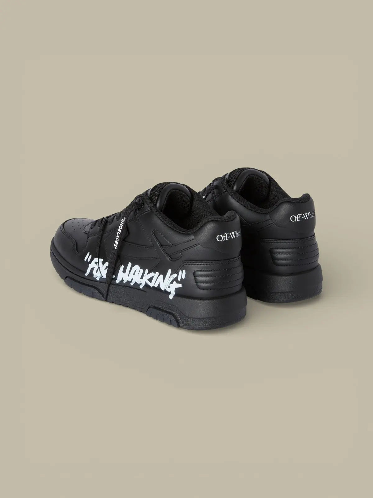 Sneakers Off - White Out Of Office - Black White - chaussure