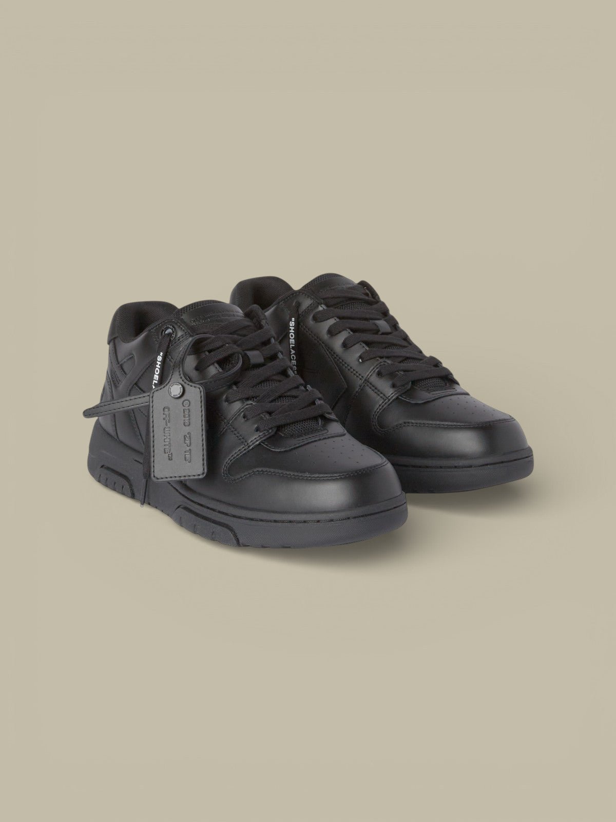 Sneakers Off - White Out Of Office - Full Black - SNEAKERS