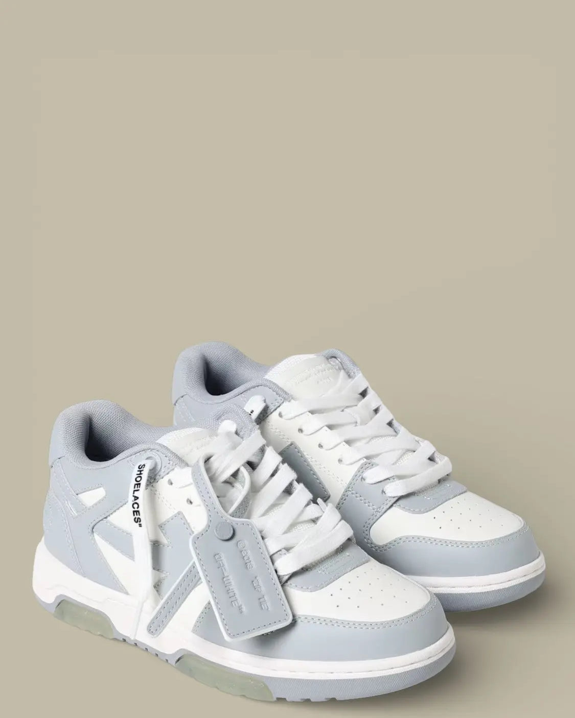 Sneakers Off - White Out Of Office - Grey White - SNEAKERS