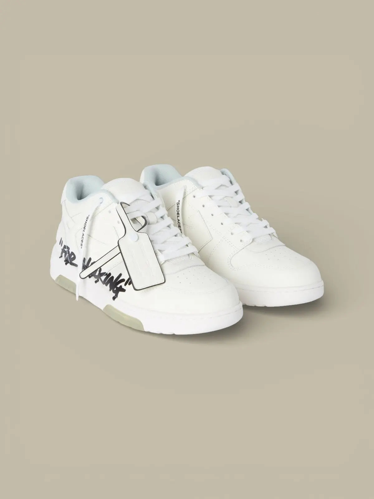 Sneakers Off - White Out Of Office - White "For Walking" - SNEAKERS