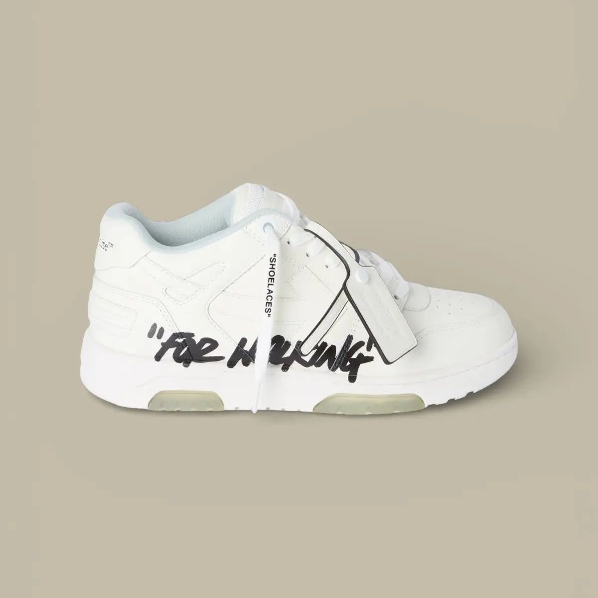 Sneakers Off - White Out Of Office - White "For Walking" - SNEAKERS