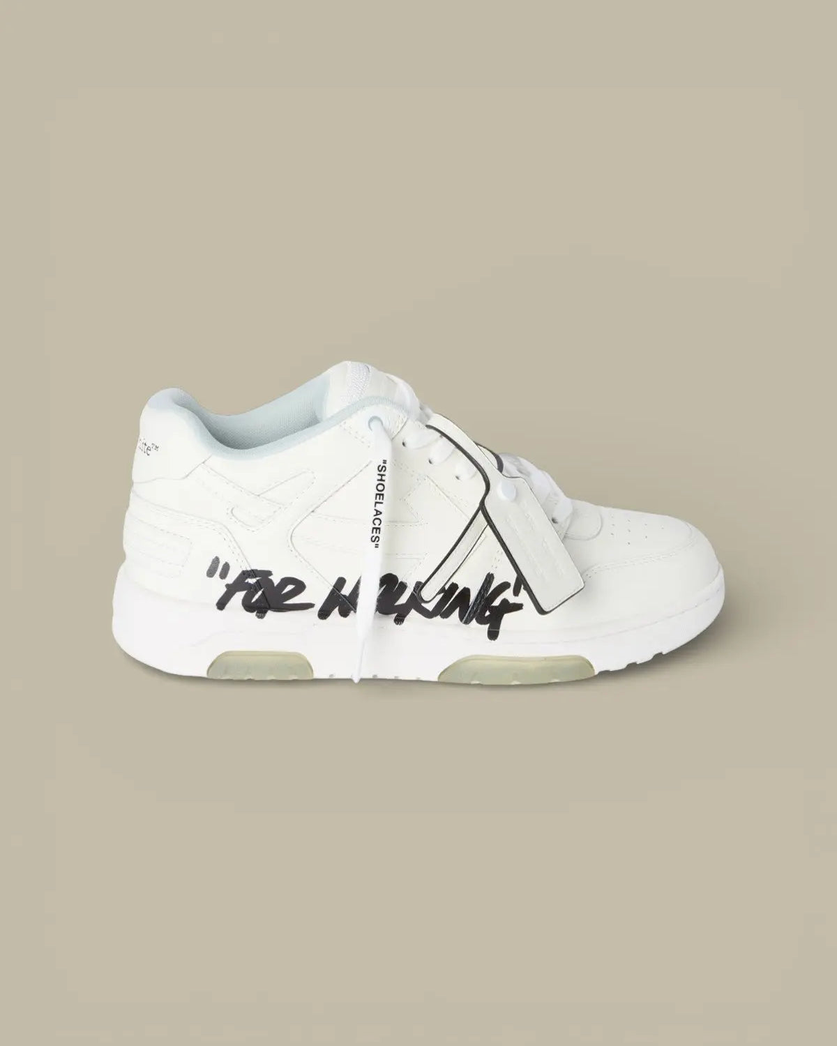 Sneakers Off - White Out Of Office - White "For Walking" - SNEAKERS