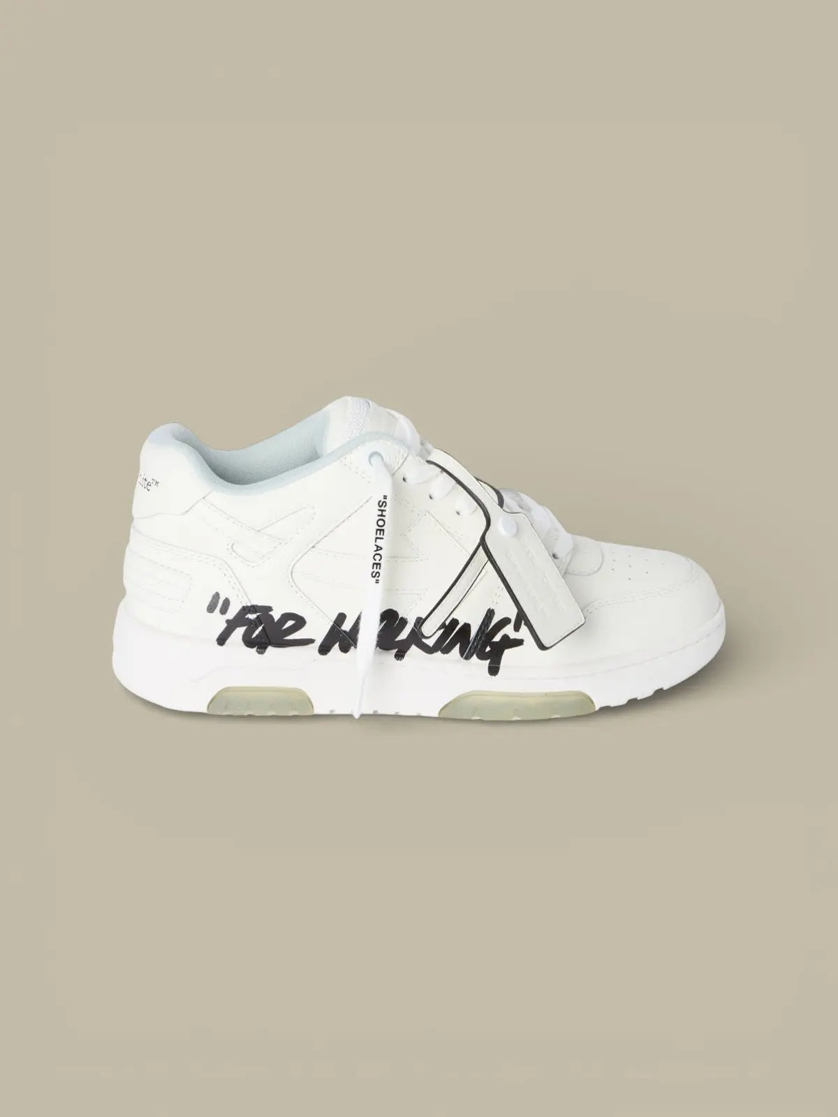 Sneakers Off - White Out Of Office - White "For Walking" - SNEAKERS