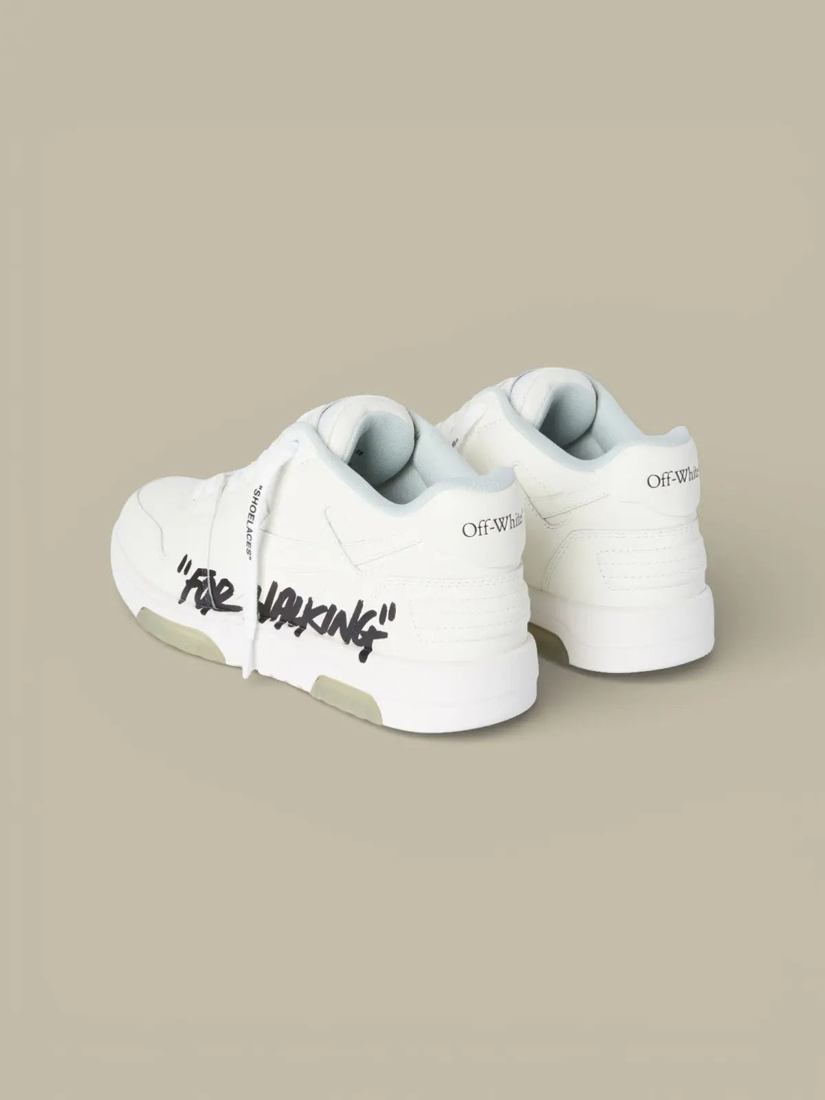 Sneakers Off - White Out Of Office - White "For Walking" - SNEAKERS