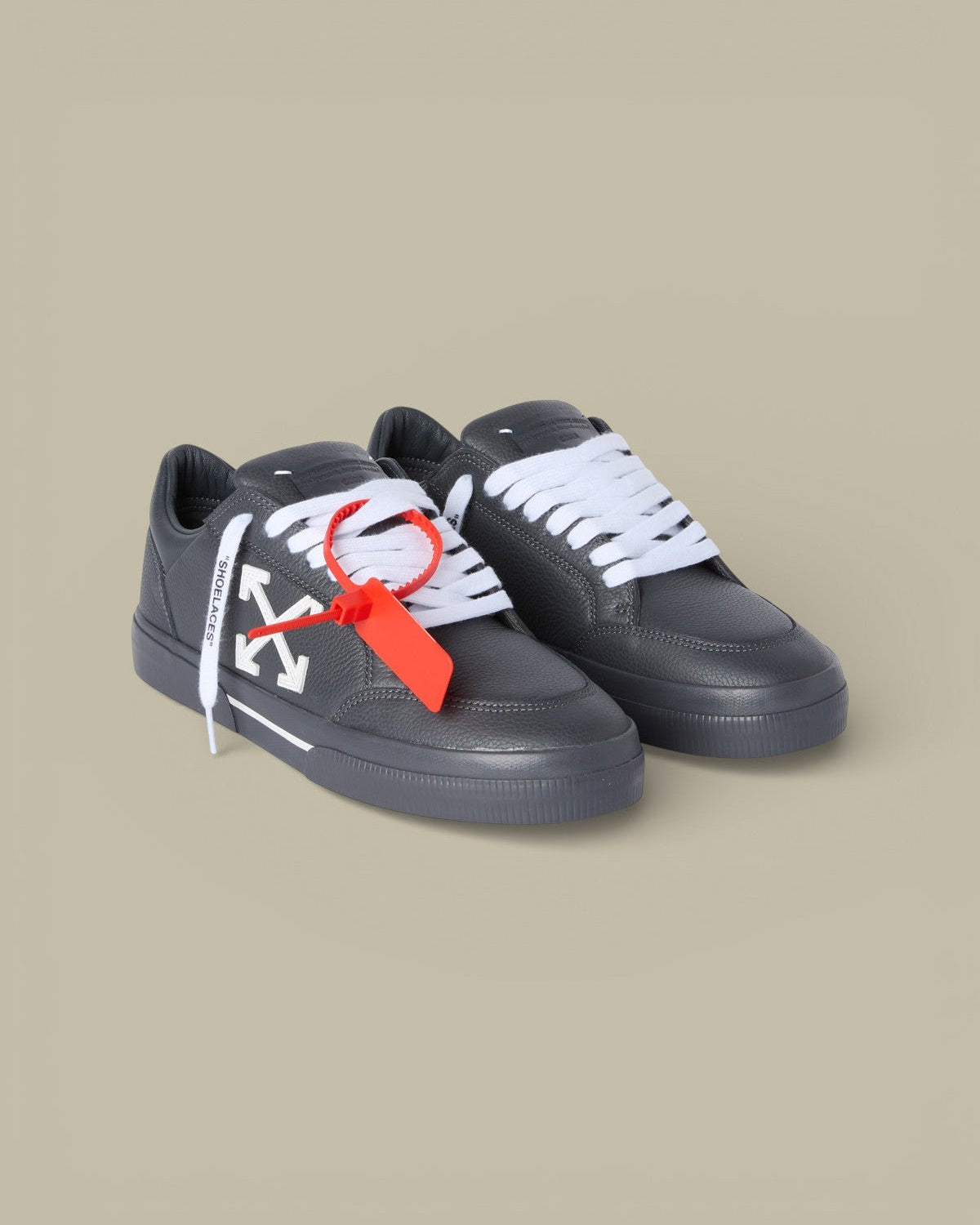 Sneakers Off - White Vulc Low - Gris - chaussure