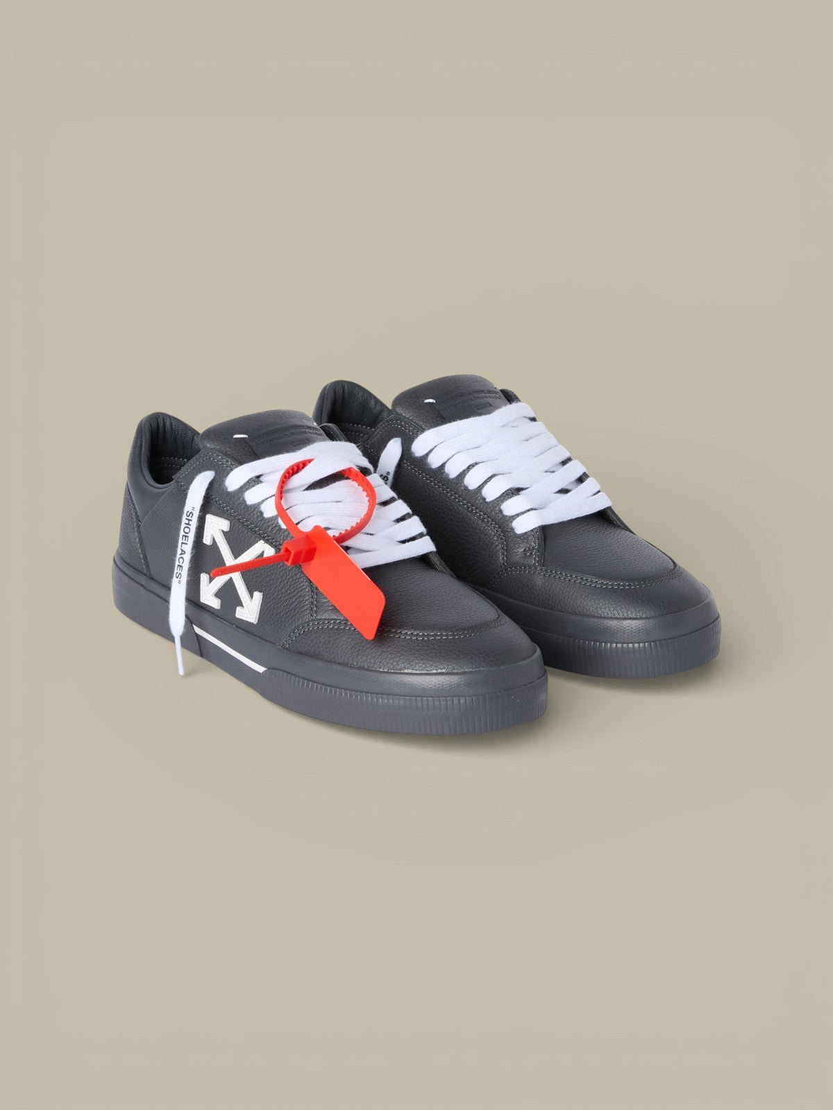 Sneakers Off - White Vulc Low - Gris - chaussure