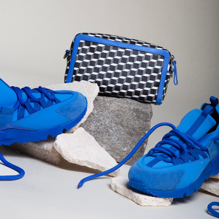 Sneakers Pierre Hardy Bleu - Trek Comet - chaussure