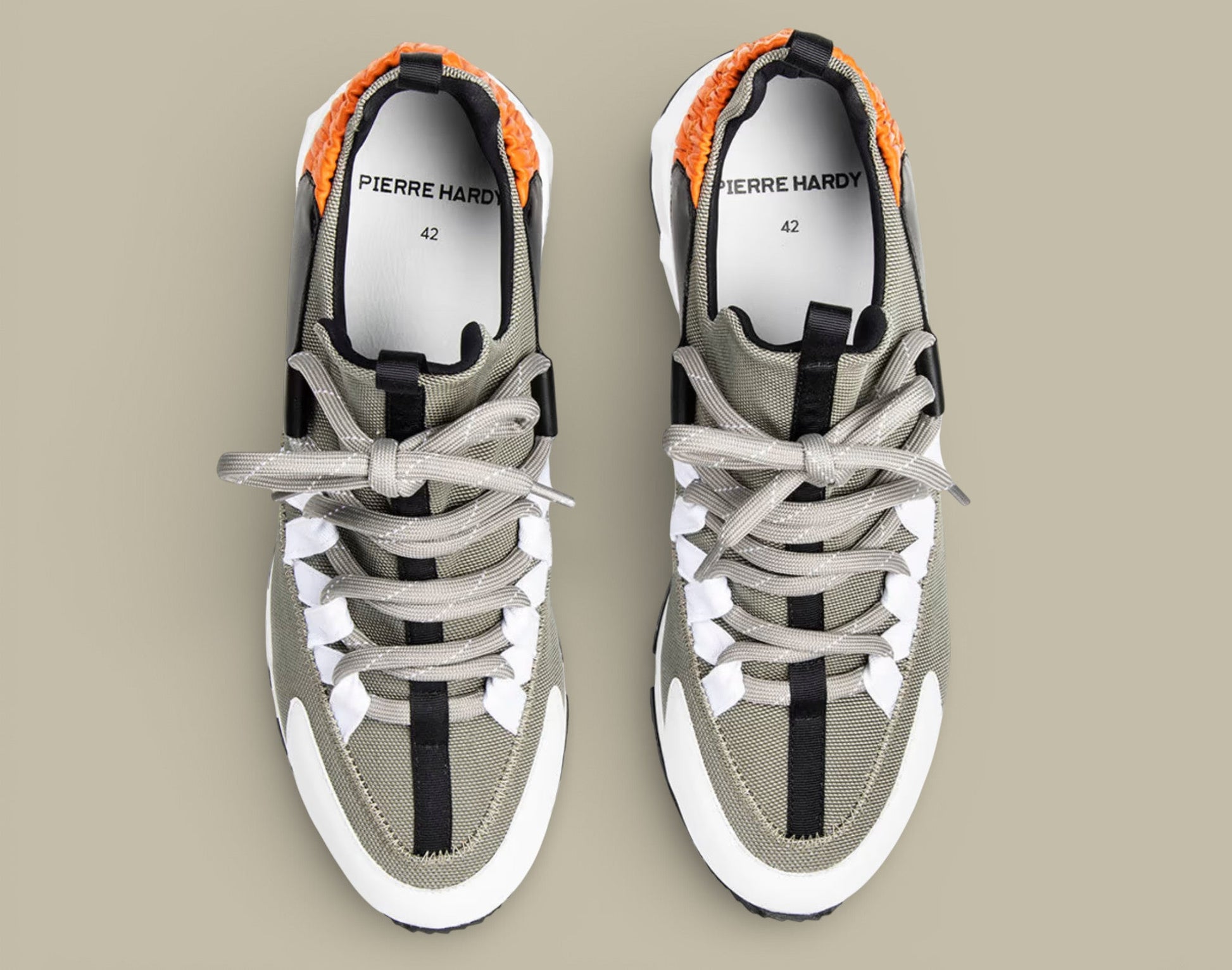 Sneakers Pierre Hardy Kaki - Trek Comet - chaussure