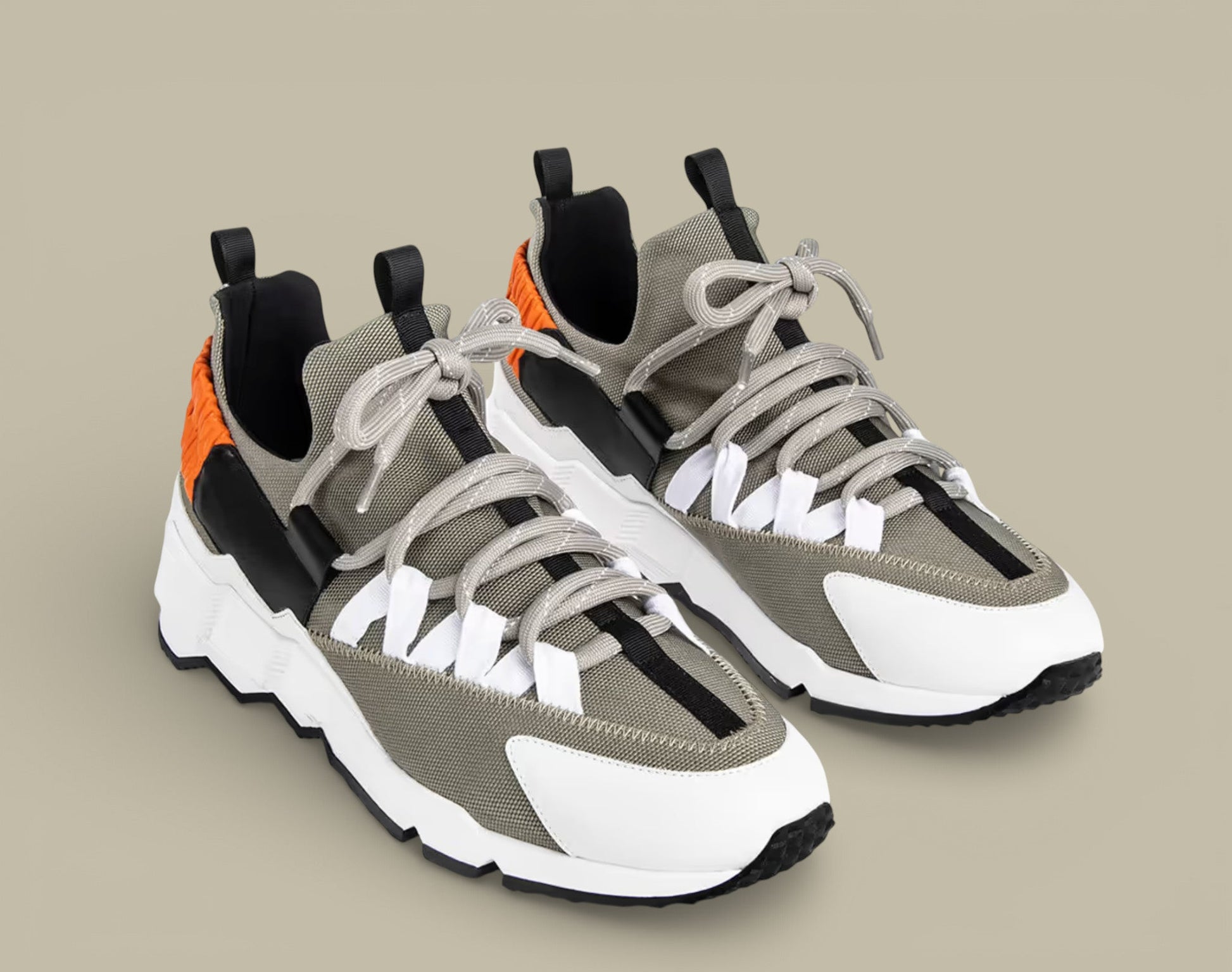 Sneakers Pierre Hardy Kaki - Trek Comet - chaussure