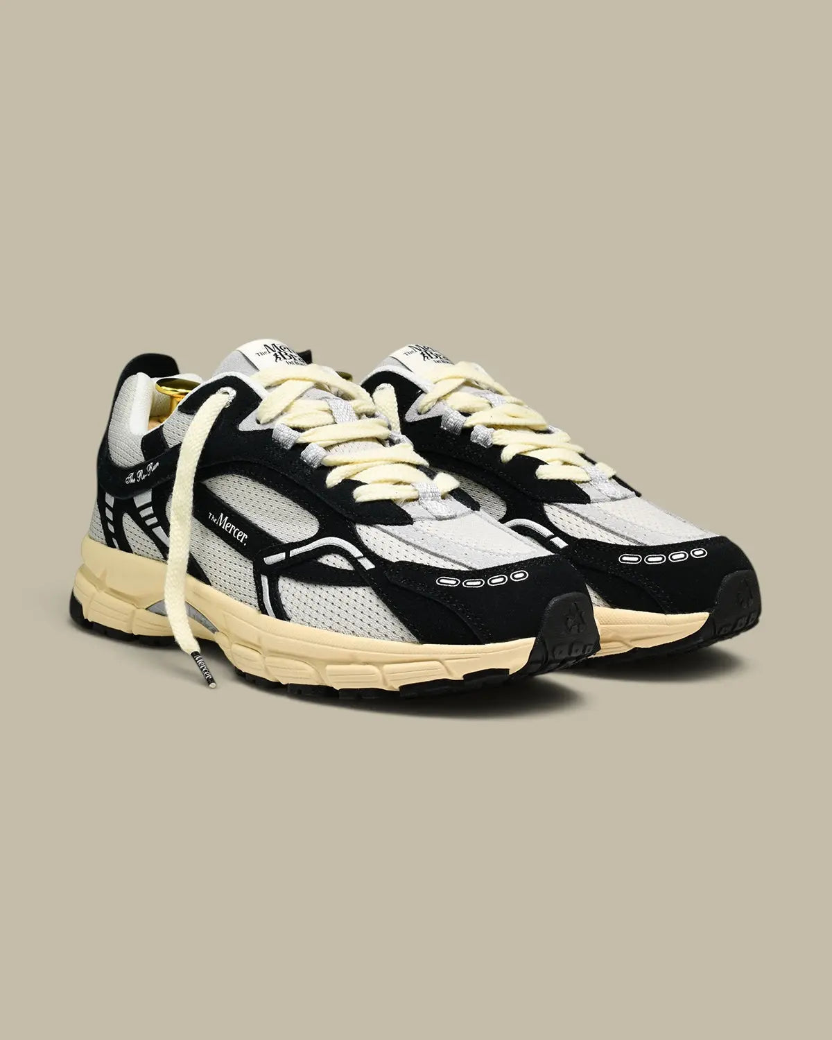 Sneakers The Mercer Antracite - The Re-Run Vintage The Mercer Brand