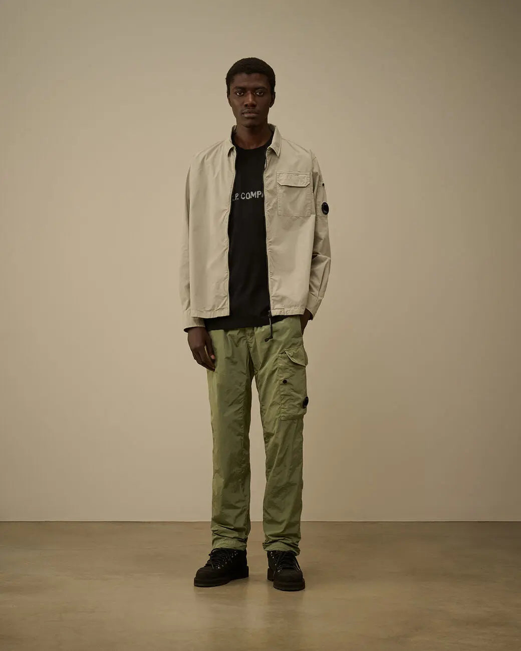 Surchemise C.P. Company Gris - Gabardine - surchemise