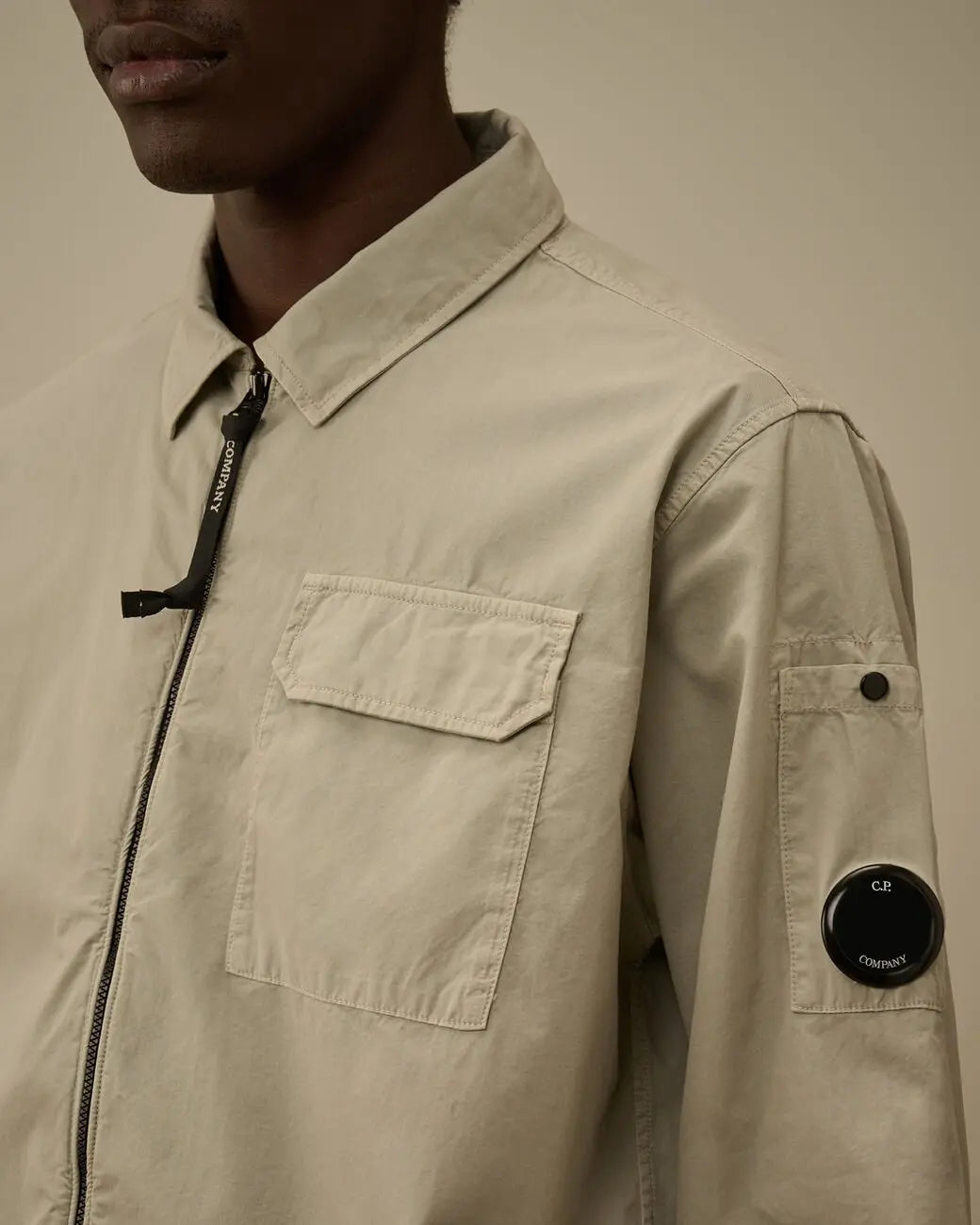 Surchemise C.P. Company Gris - Gabardine - surchemise