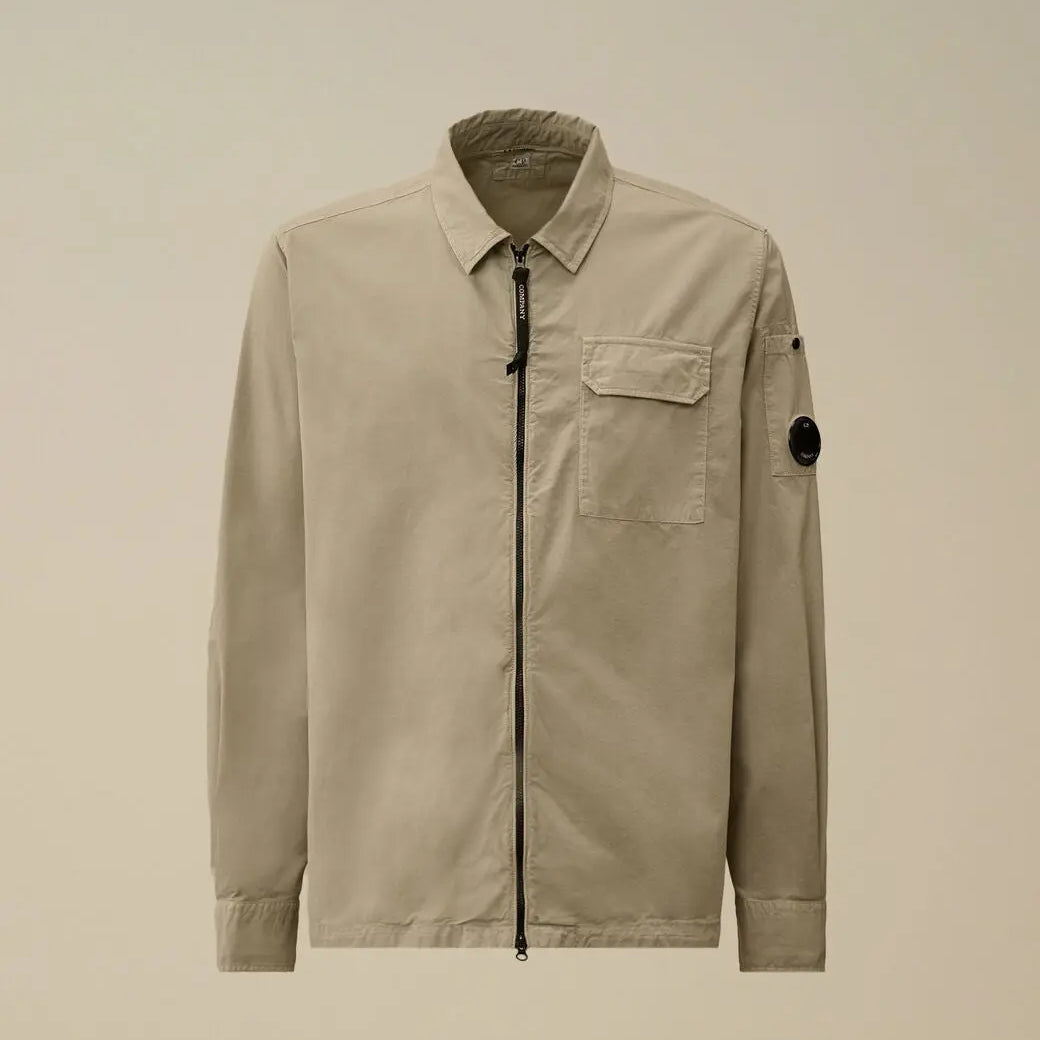 Surchemise C.P. Company Gris - Gabardine - surchemise