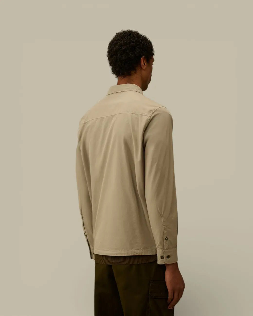 Surchemise C.P. Company Gris - Organic Gabardine - veste