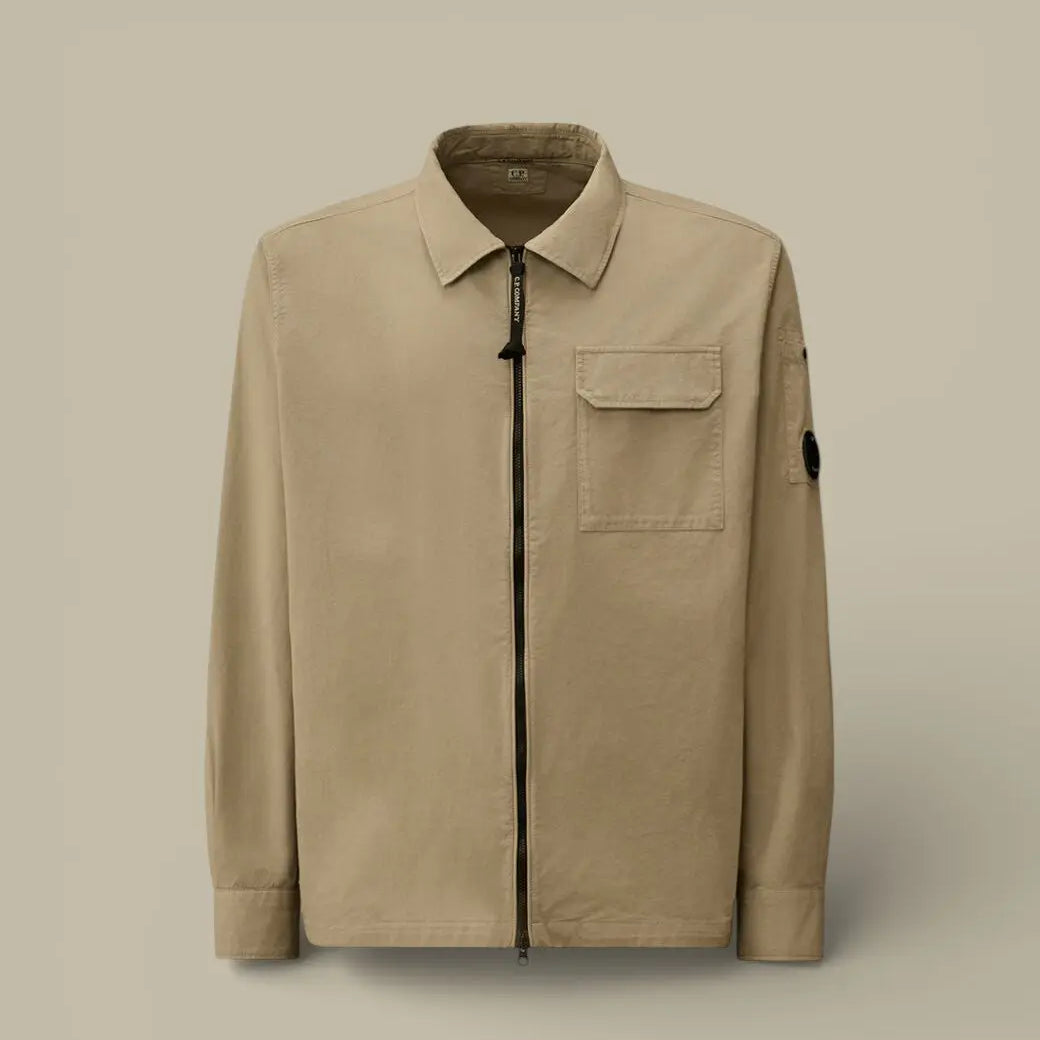 Surchemise C.P. Company Gris - Organic Gabardine - veste