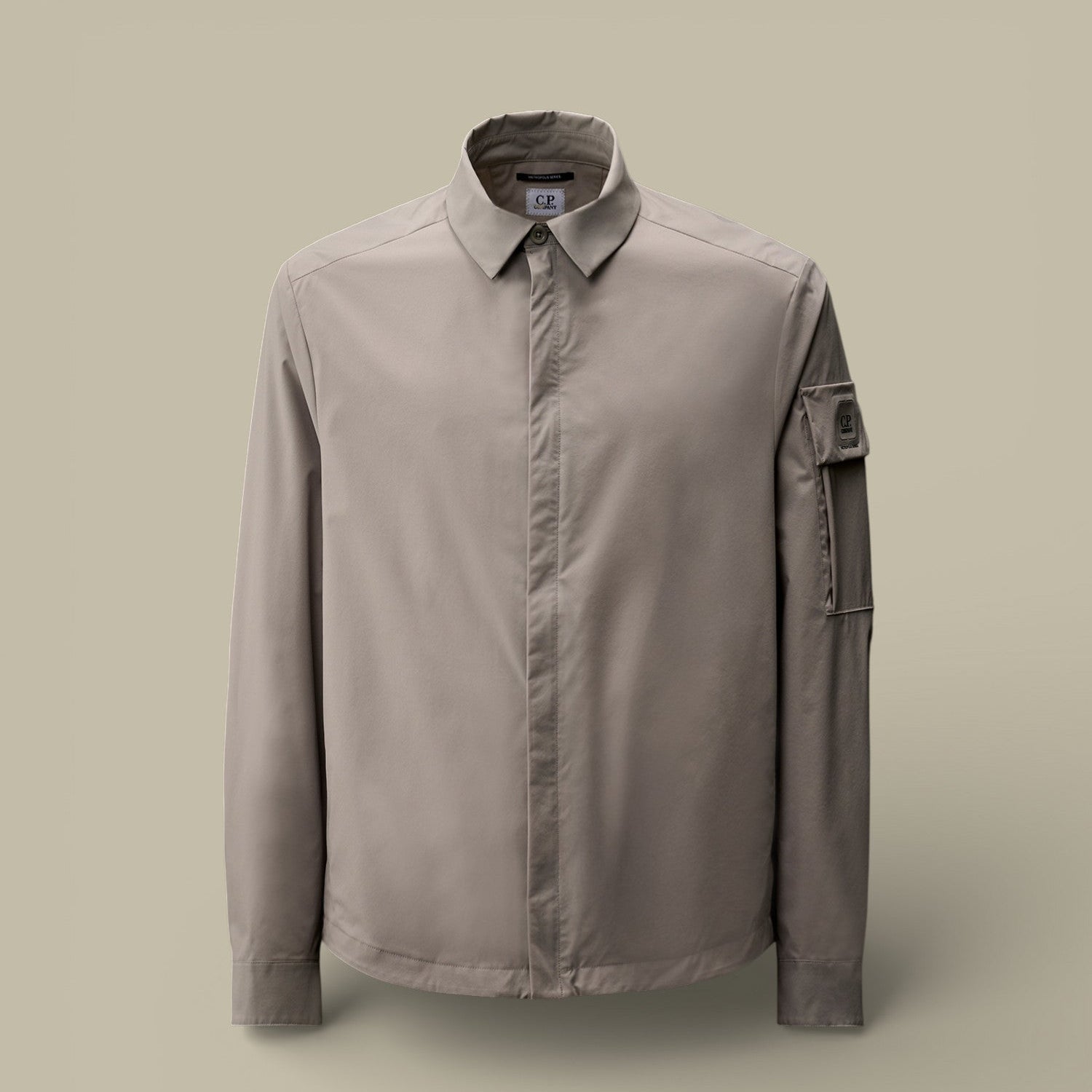 Surchemise C.P. Company Metropolis Gris - Metro - Tek - surchemise