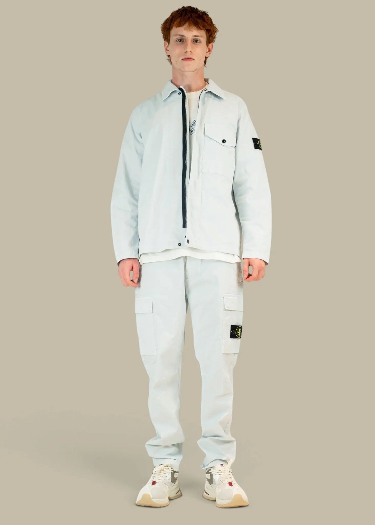 Surchemise Stone Island - Bleu Ciel Stone Island