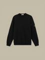 Sweat Stone Island Noir - Col Rond Stone Island