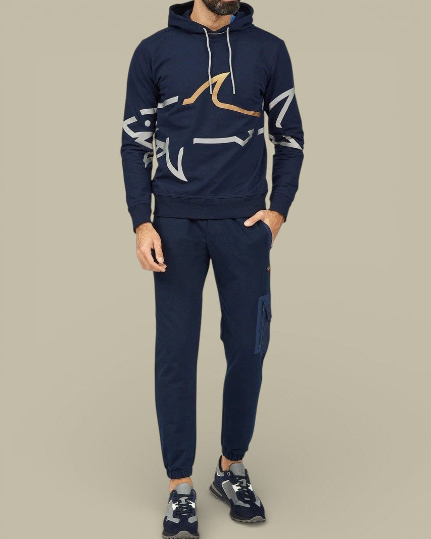 Sweat à Capuche Paul And Shark - Bleu Marine - sweat