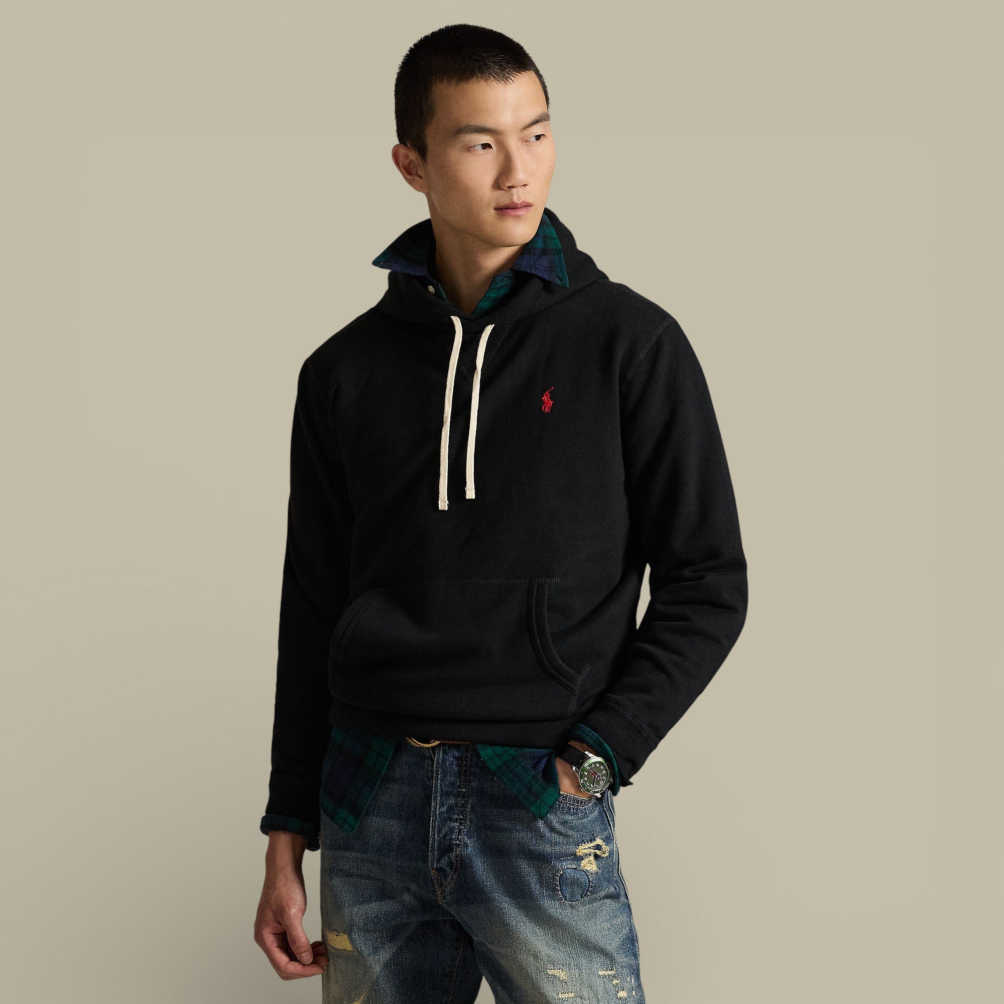 Sweat à Capuche Ralph Lauren Noir - sweat