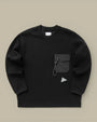 Sweat And wander Noir - Col Rond - sweat