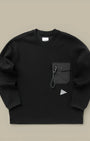 Sweat And wander Noir - Col Rond - sweat