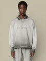 Sweat Avec Col Polo Off - White - Gris - sweat