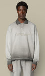 Sweat Avec Col Polo Off - White - Gris - sweat