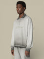 Sweat Avec Col Polo Off - White - Gris - sweat