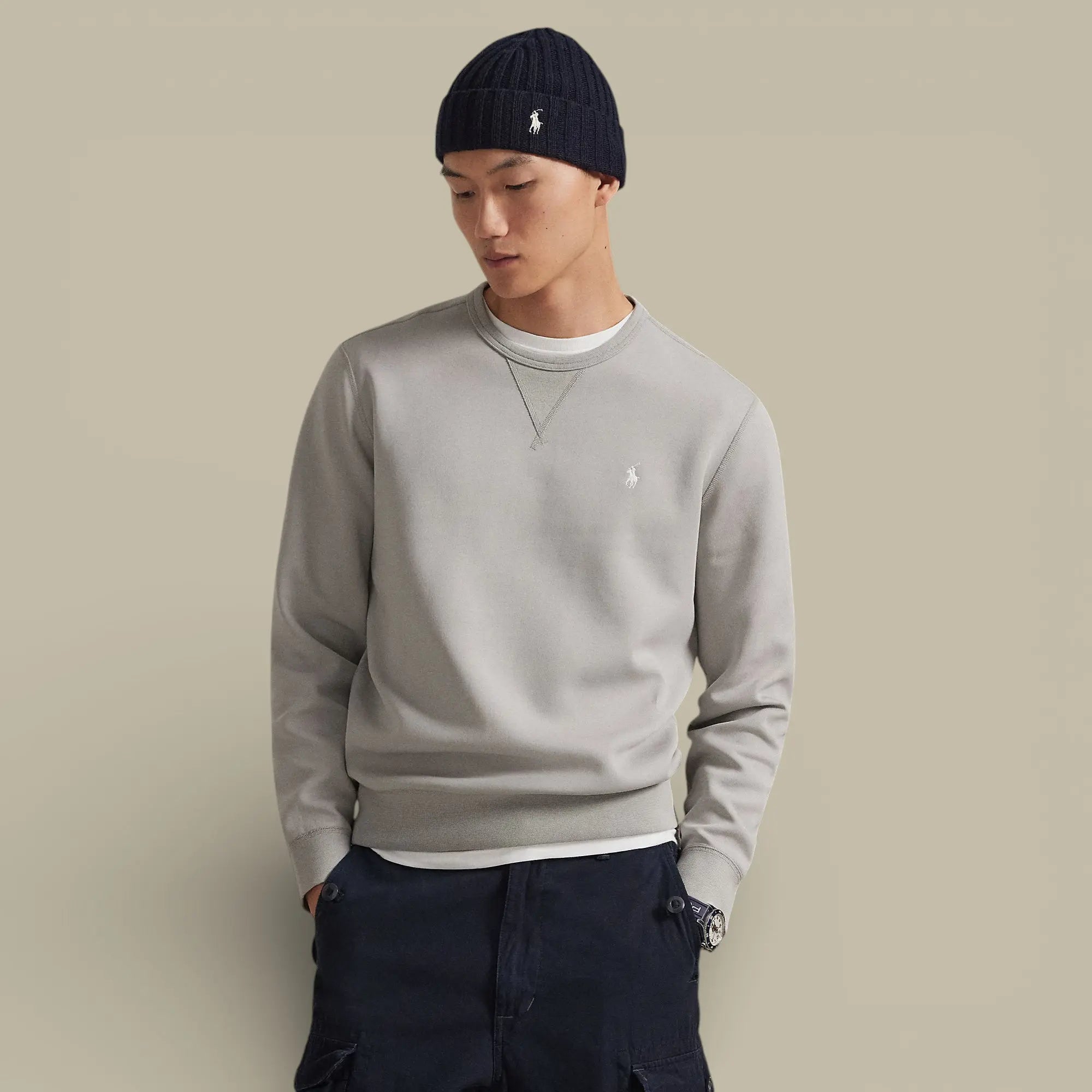 Sweat Col Rond Ralph Lauren - Gris Ralph Lauren