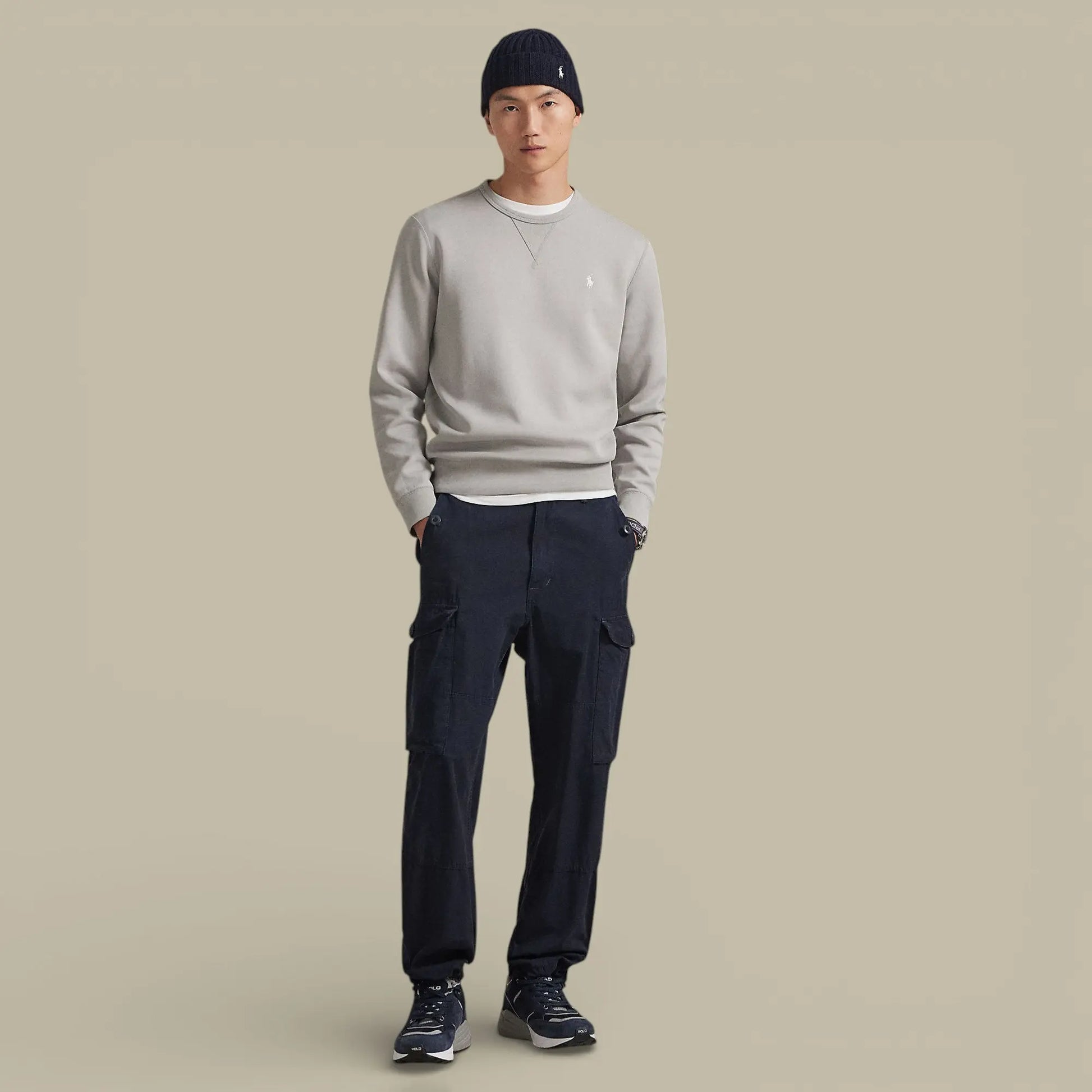 Sweat Col Rond Ralph Lauren - Gris Ralph Lauren