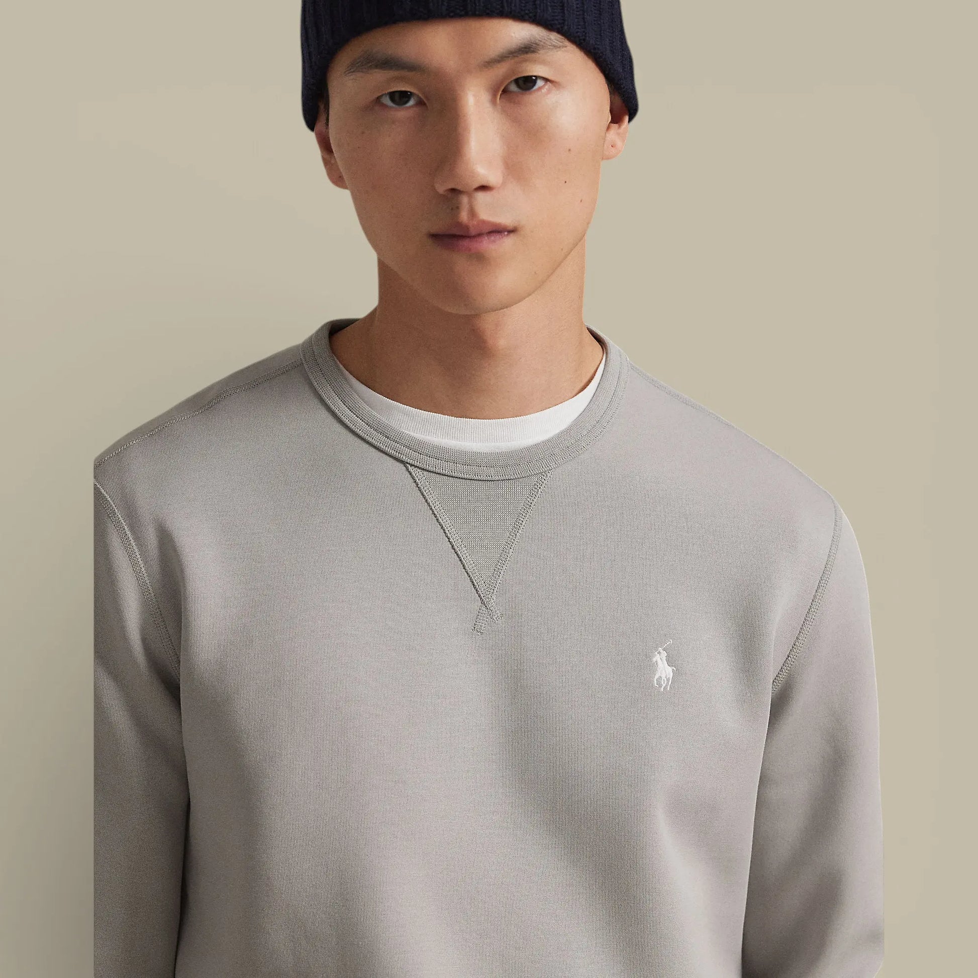 Sweat Col Rond Ralph Lauren - Gris Ralph Lauren