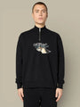 Sweat Col Zippé Off - White Noir - sweat