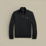 Sweat Col Zippé Ralph Lauren Noir - Camionneur - sweat