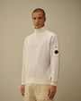 Sweat C.P. Company Blanc - Col Camionneur - sweat