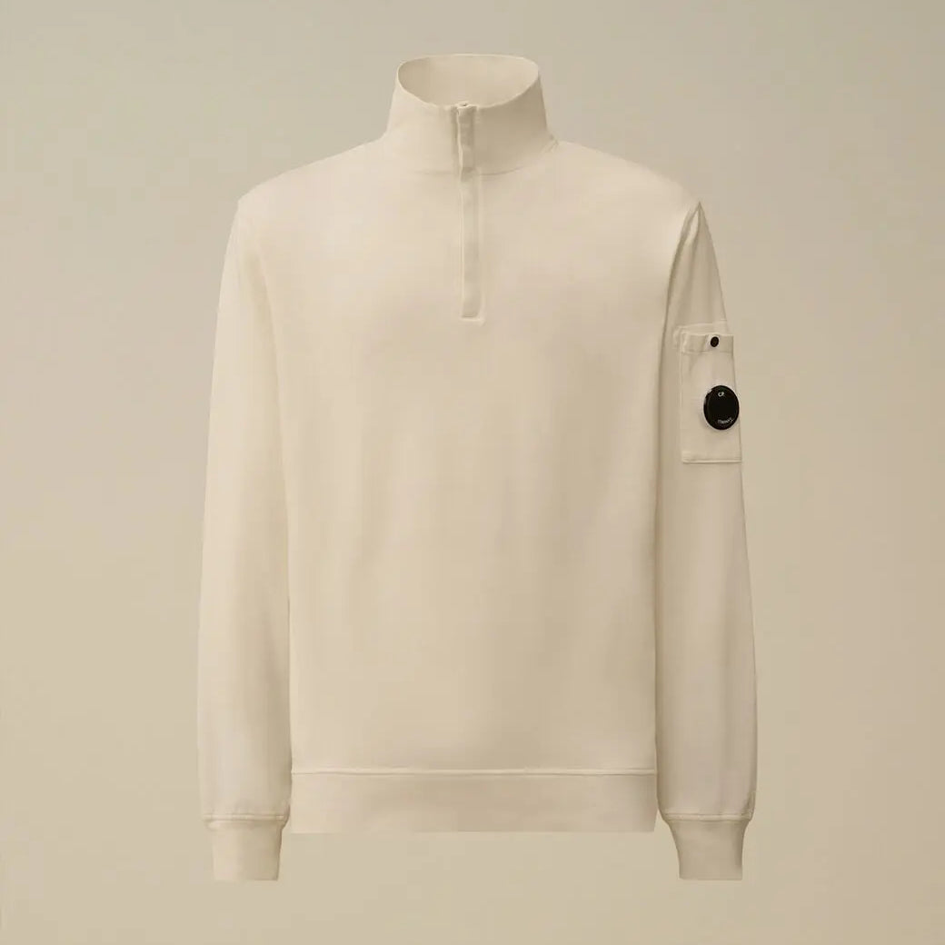 Sweat C.P. Company Blanc - Col Camionneur - sweat