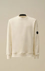 Sweat C.P. Company Blanc - Crewneck Lens - sweat