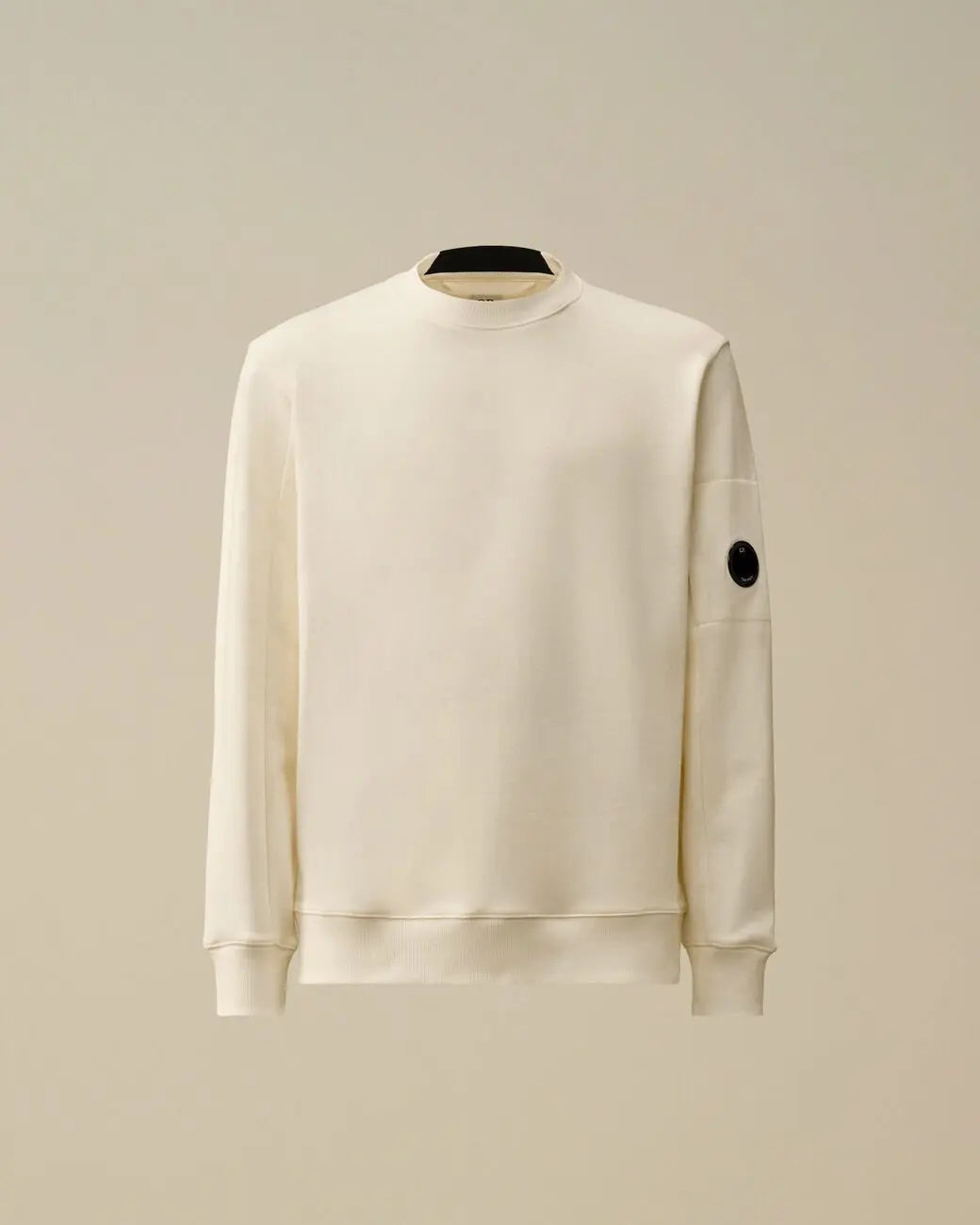 Sweat C.P. Company Blanc - Crewneck Lens - sweat