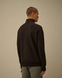 Sweat C.P. Company Noir - Col Camionneur - sweat