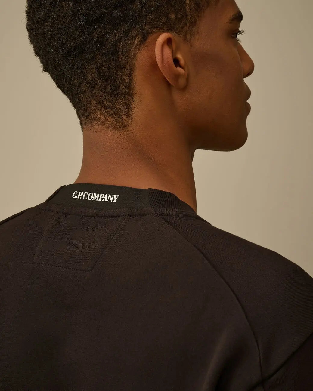 Sweat C.P. Company Noir - Crewneck Lens - sweat