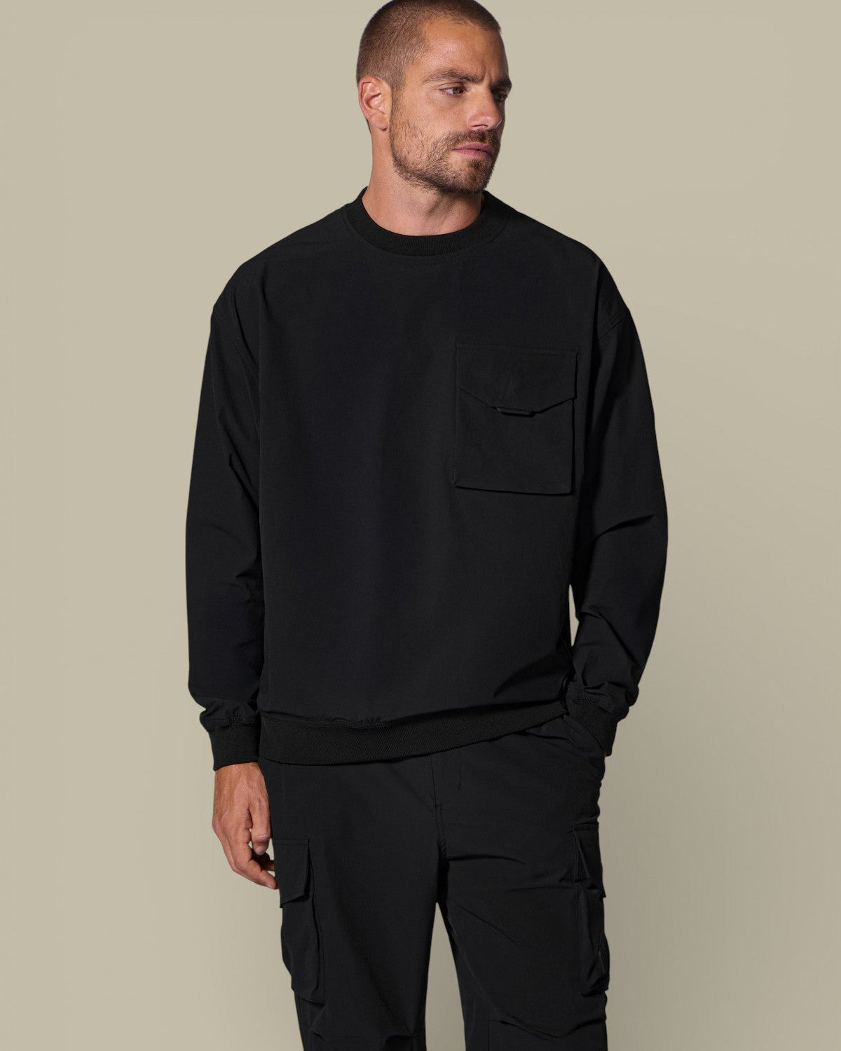 Sweat Gertrude Noir - Ripstop - sweat