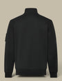 Sweat Moose Knuckles Noir - Col Zippé Moose Knuckles