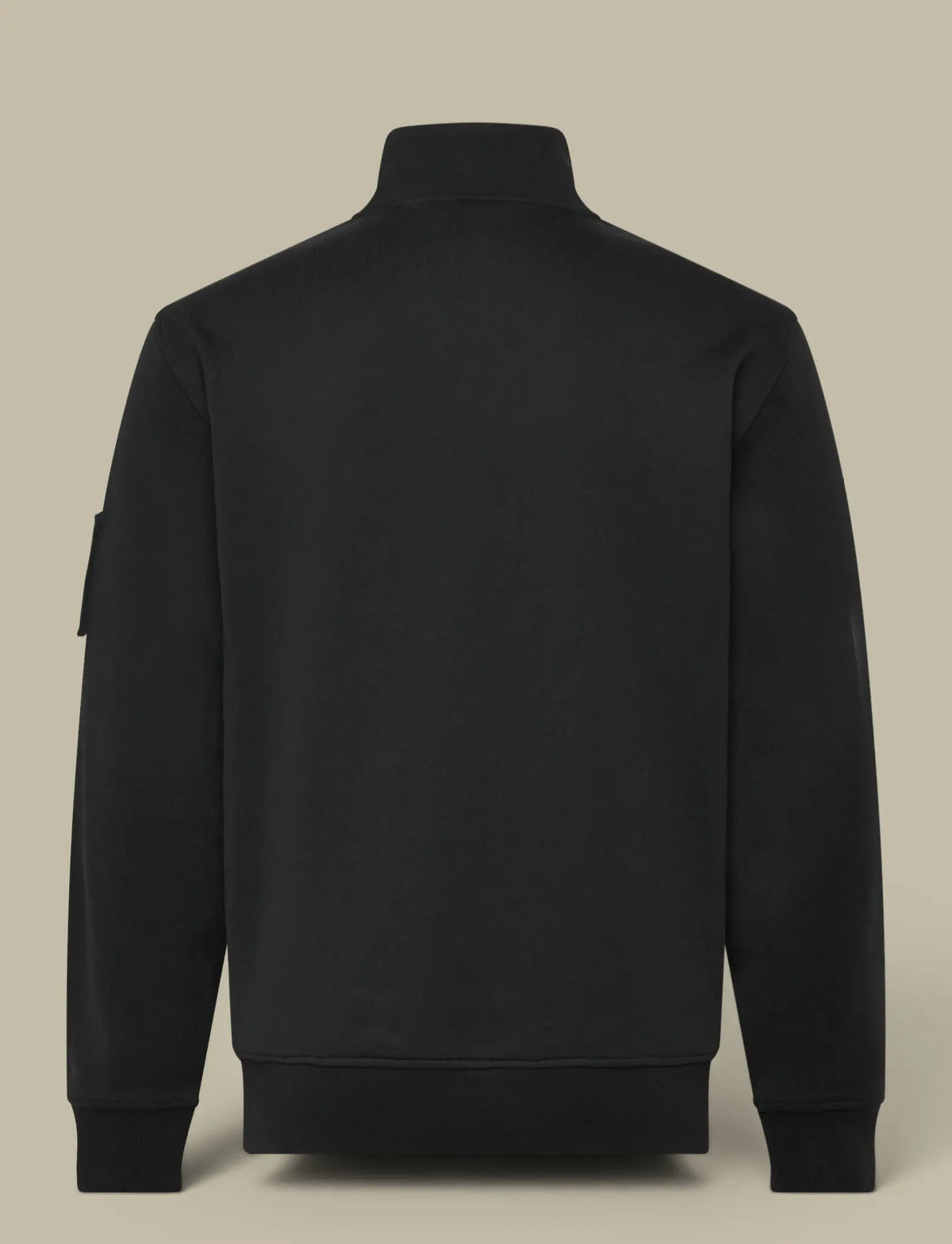 Sweat Moose Knuckles Noir - Col Zippé Moose Knuckles