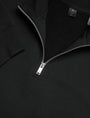 Sweat Moose Knuckles Noir - Col Zippé Moose Knuckles