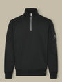 Sweat Moose Knuckles Noir - Col Zippé Moose Knuckles