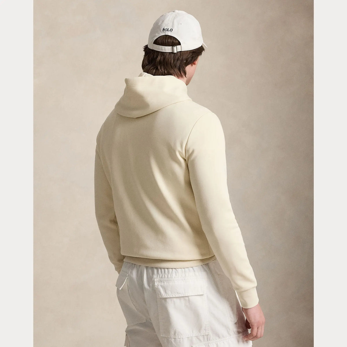Sweat Capuche Ralph Lauren Beige - SWEAT À CAPUCHE DOUBLE-T-SOUDÉ Ralph Lauren