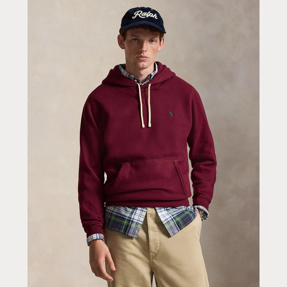 Sweat Capuche Ralph Lauren Bordeaux Ralph Lauren