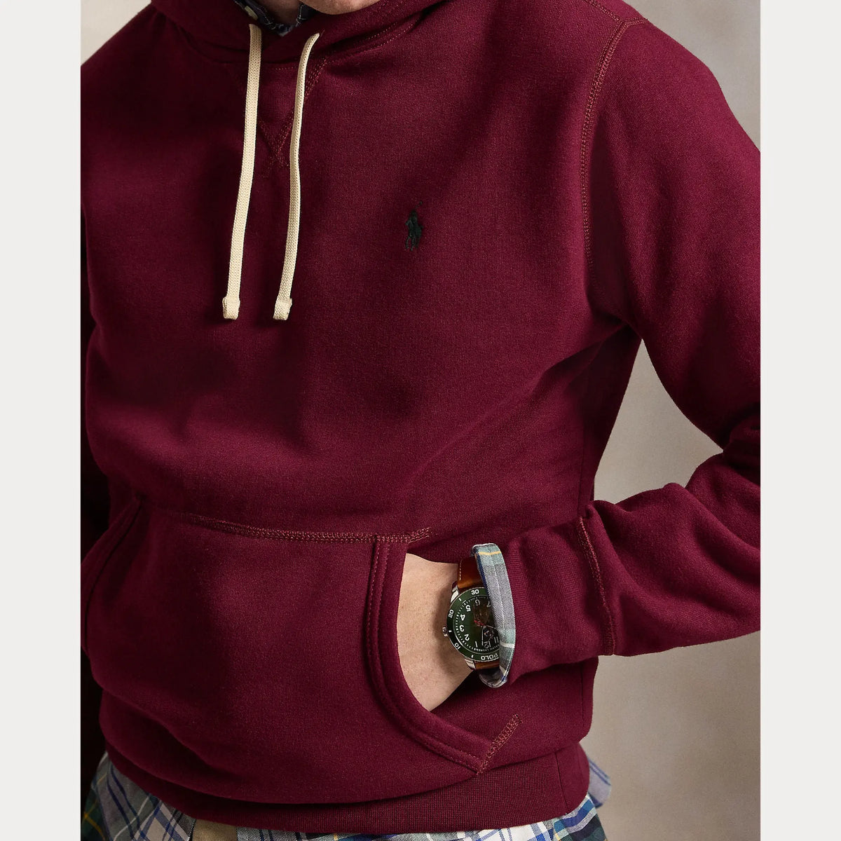 Sweat Capuche Ralph Lauren Bordeaux Ralph Lauren