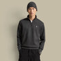 Sweat Ralph Lauren Gris Foncé - Camionneur Col Zippé Ralph Lauren