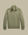 Sweat Ralph Lauren Kaki - Camionneur Col Zippé Ralph Lauren